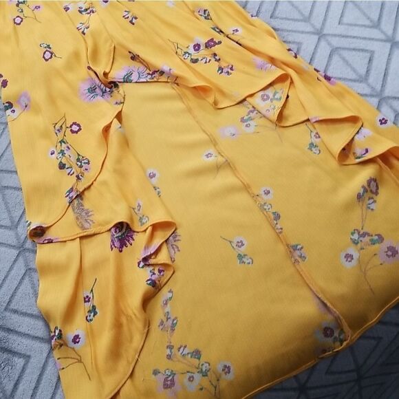 Free People Yellow Lost in You High Low Dress - Picture 6 of 10